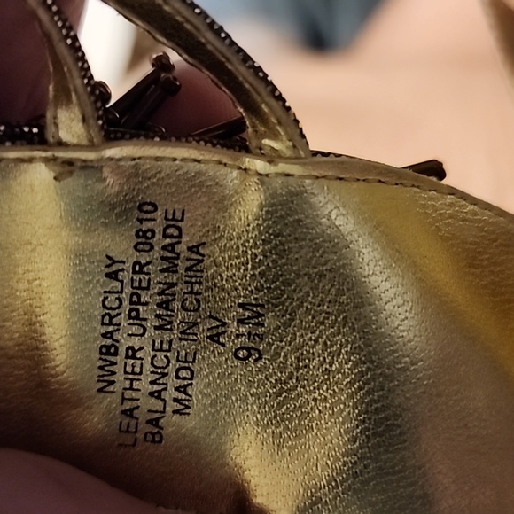 Nine West bead front high heels size 9.5, bronze. New - Picture 9 of 9